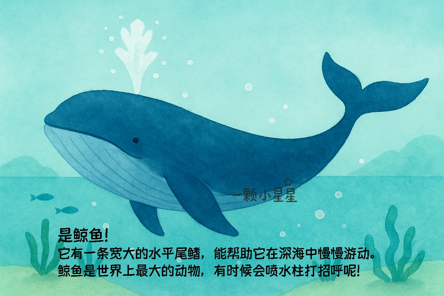 儿童自然科普绘本|海底世界里的海洋生物