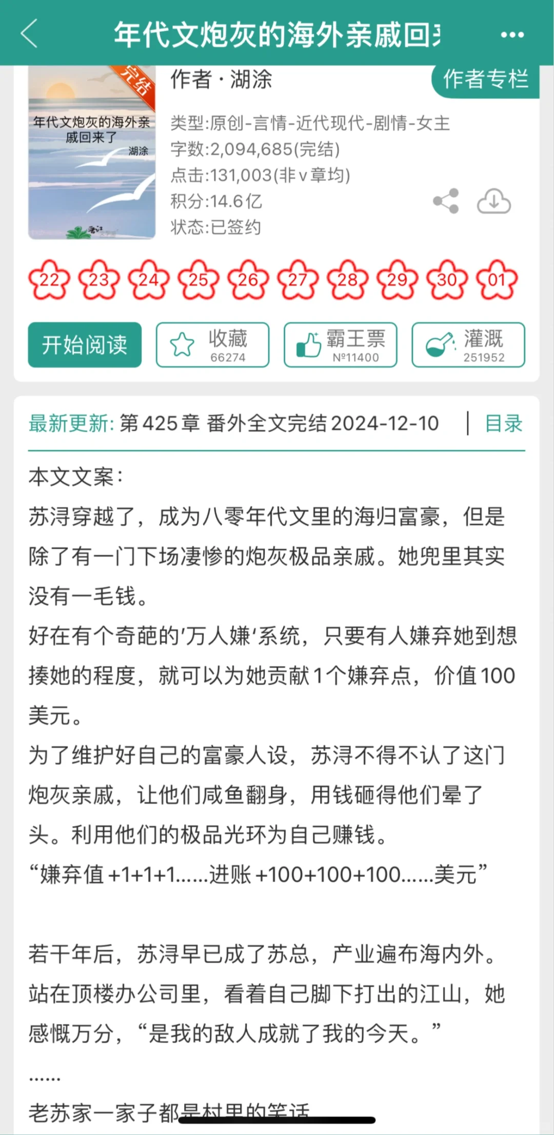 4⃣️本年代文｜完结｜重生｜穿书｜嘎嘎好看