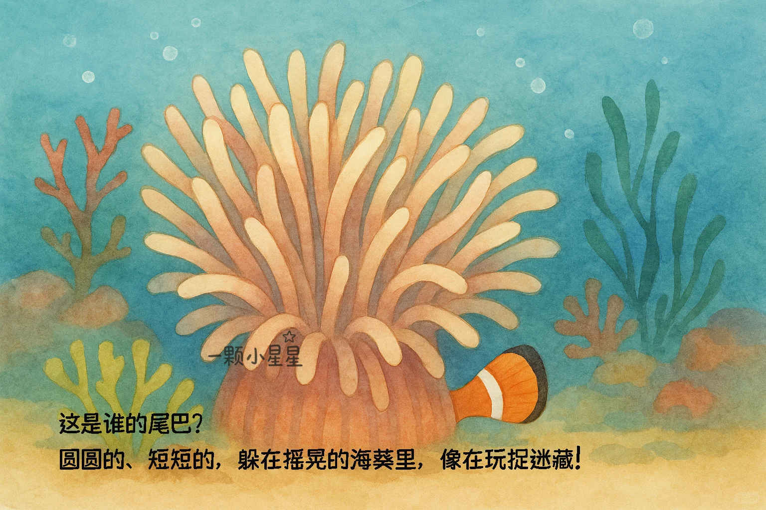 儿童自然科普绘本|海底世界里的海洋生物
