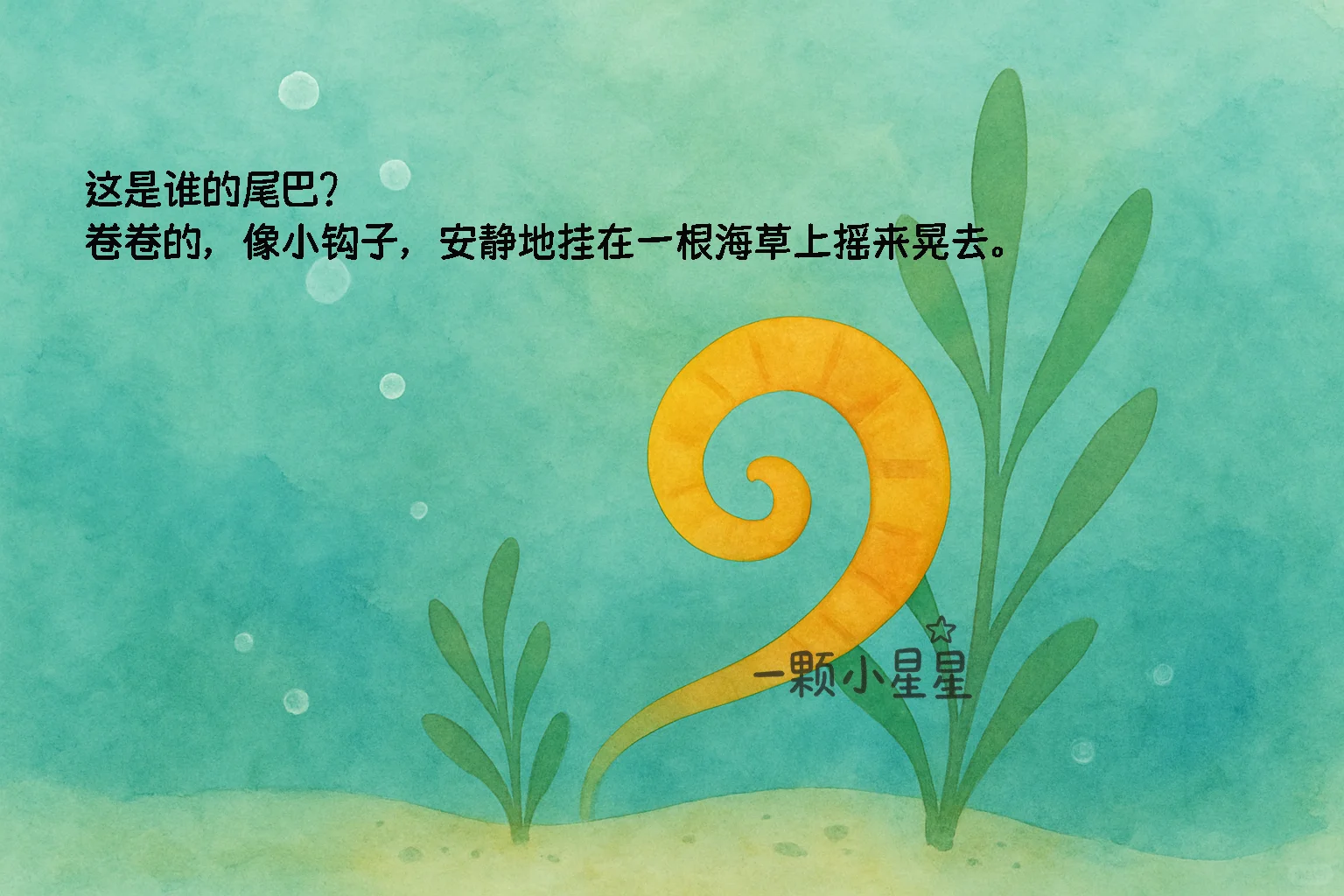 儿童自然科普绘本|海底世界里的海洋生物