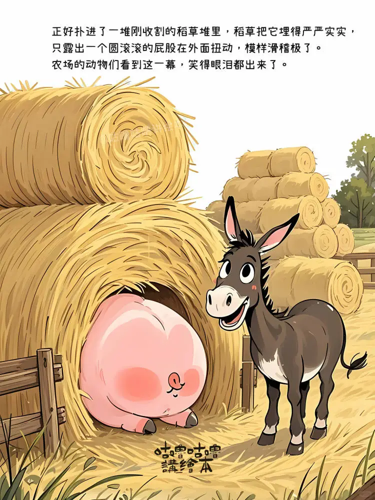 儿童绘本故事｜不怕困难的胖小猪