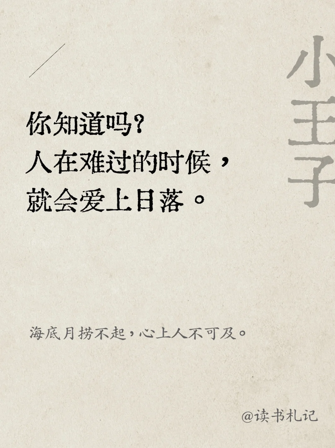 🦋经典文学|小王子中蕴含的人生哲理㊙️双语