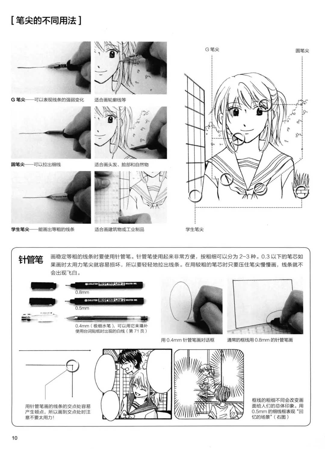 优秀图书推荐-漫画人物素描技法