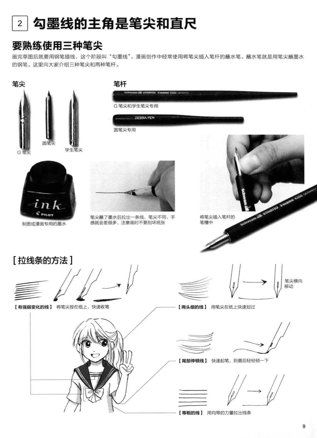 优秀图书推荐-漫画人物素描技法