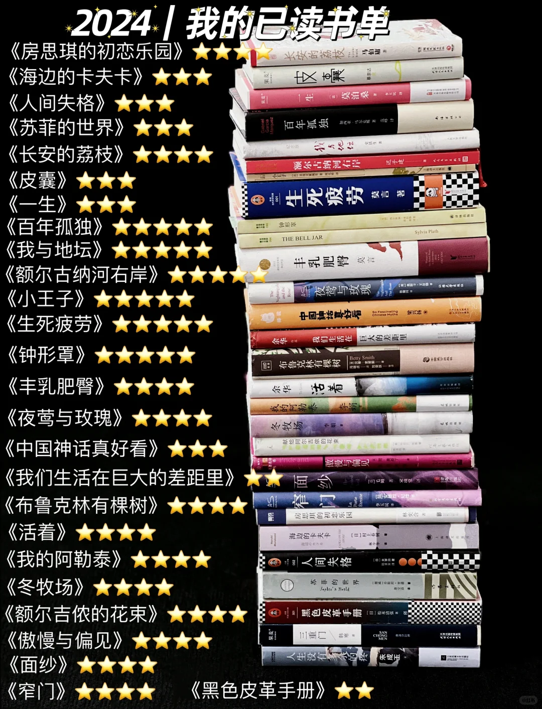 2024已读书单 👉 2025待读书单