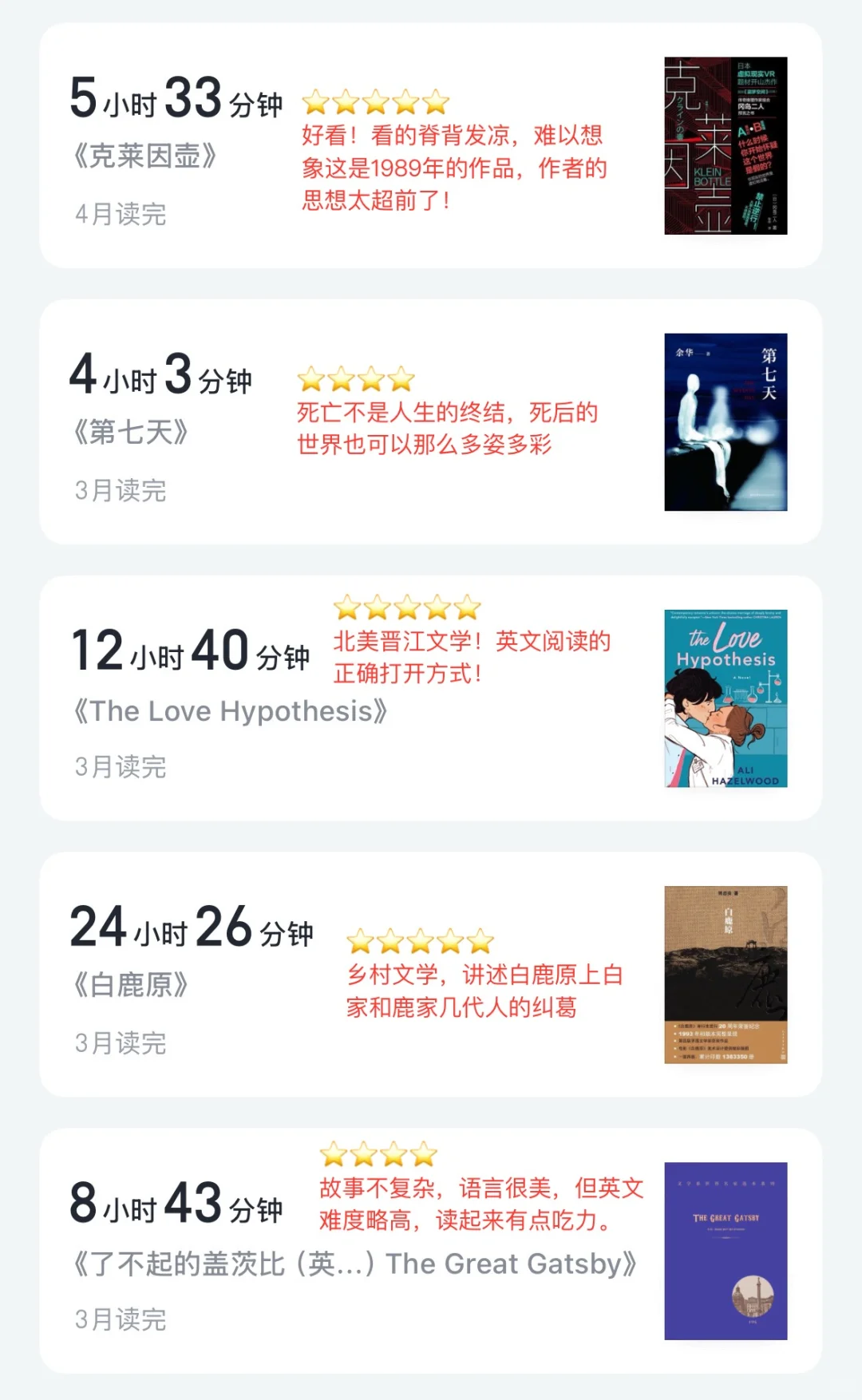 2025上半年读书总结