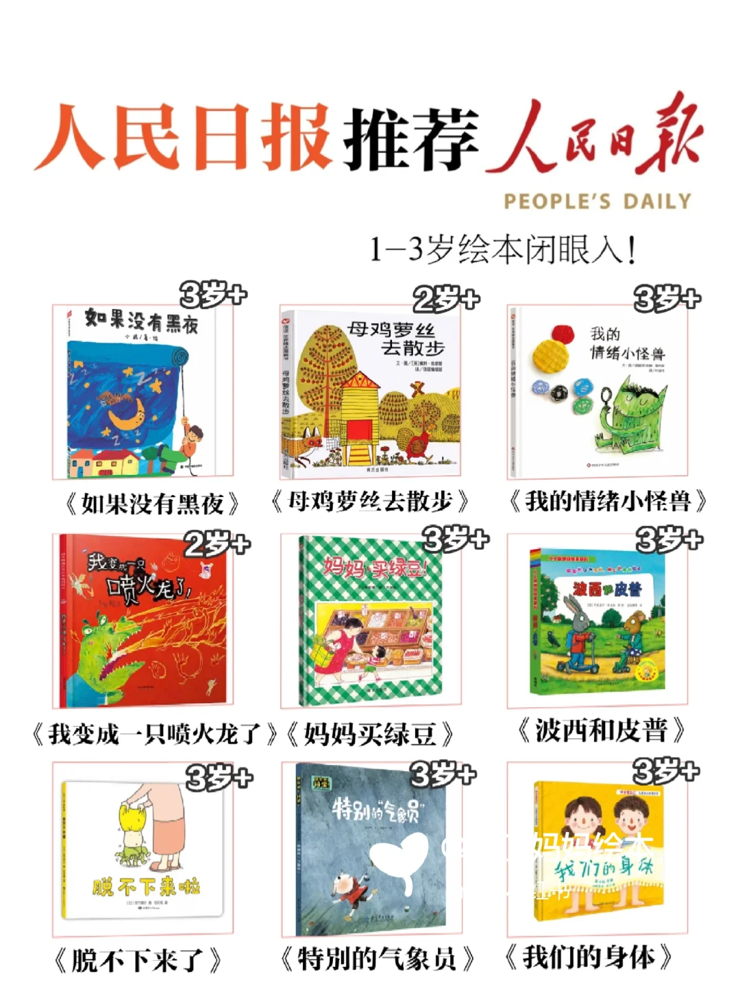 人民日报推荐书单，不可错过
