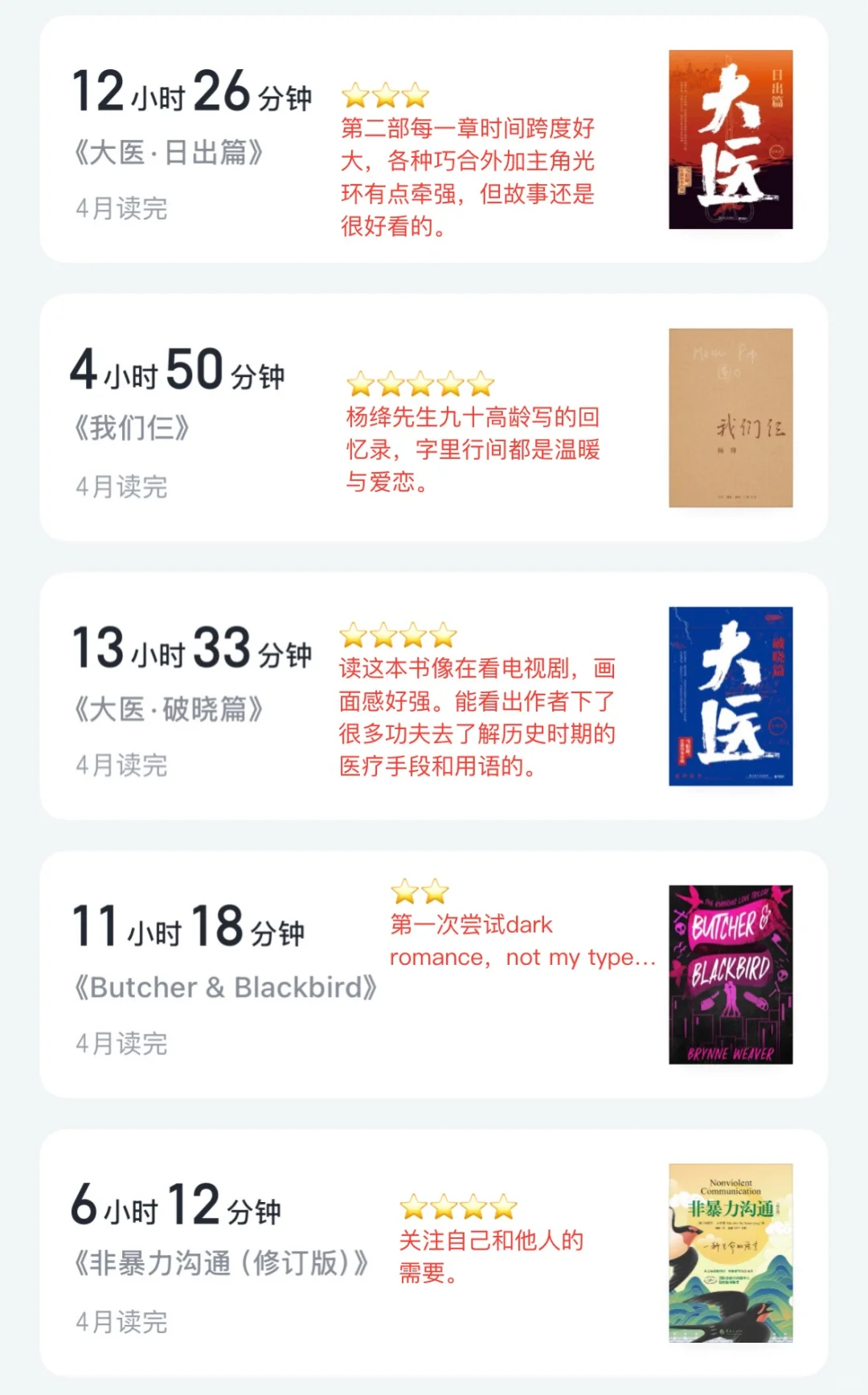 2025上半年读书总结