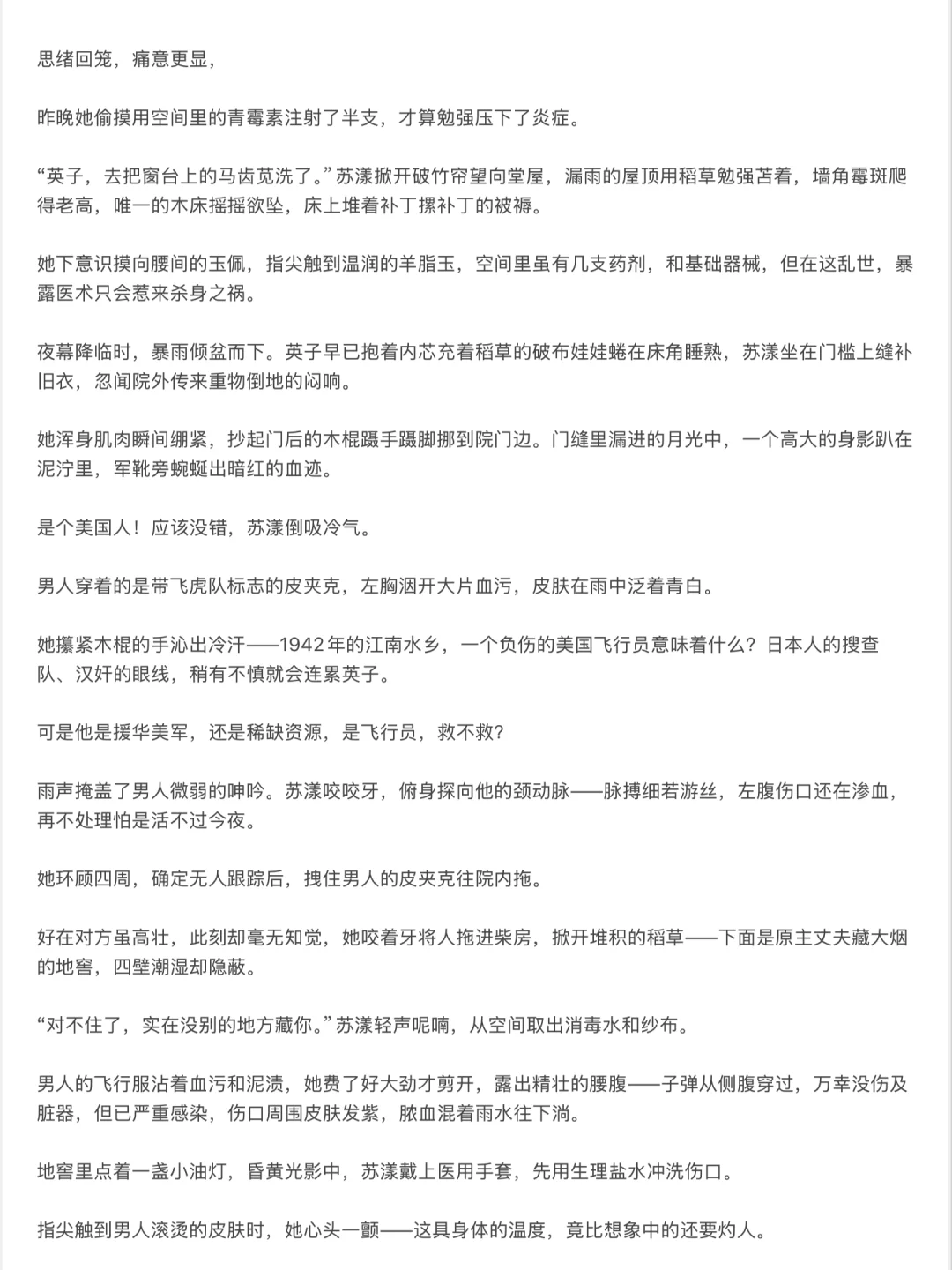 谁看！男主美国飞行员，女主穿成四零寡妇(2)