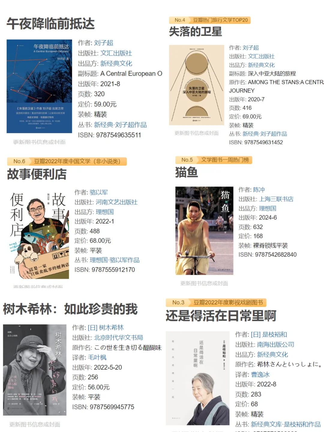 周轶君的40本豆瓣高分书单！狠狠提升‼️