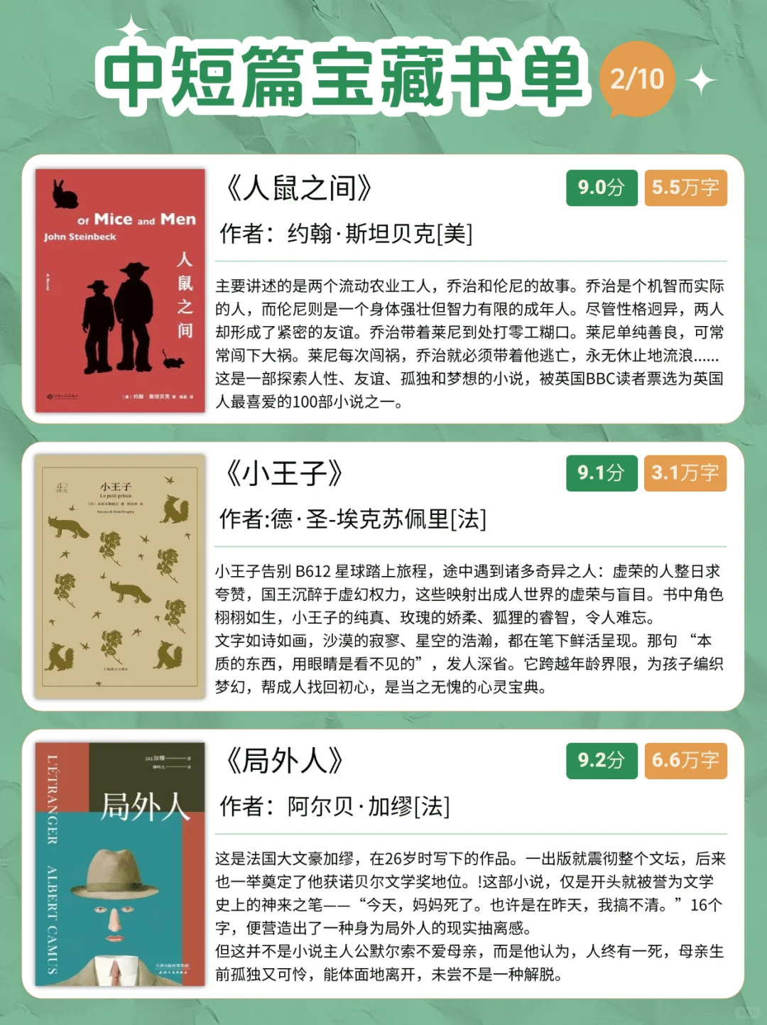 2小时读完！宝藏书单，带你开启阅读新世界