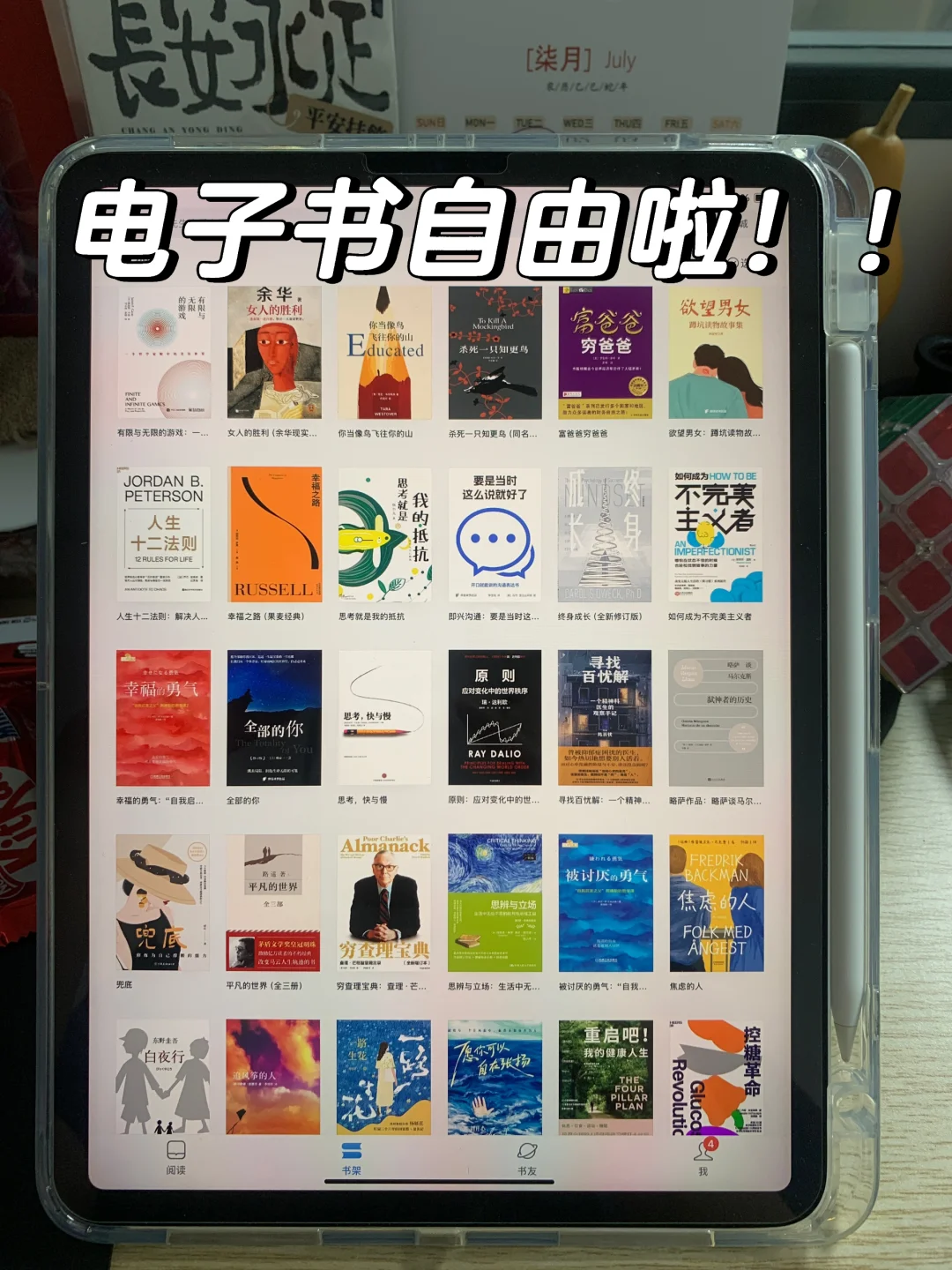 有iPad的都要有啊啊啊！！电子书自由