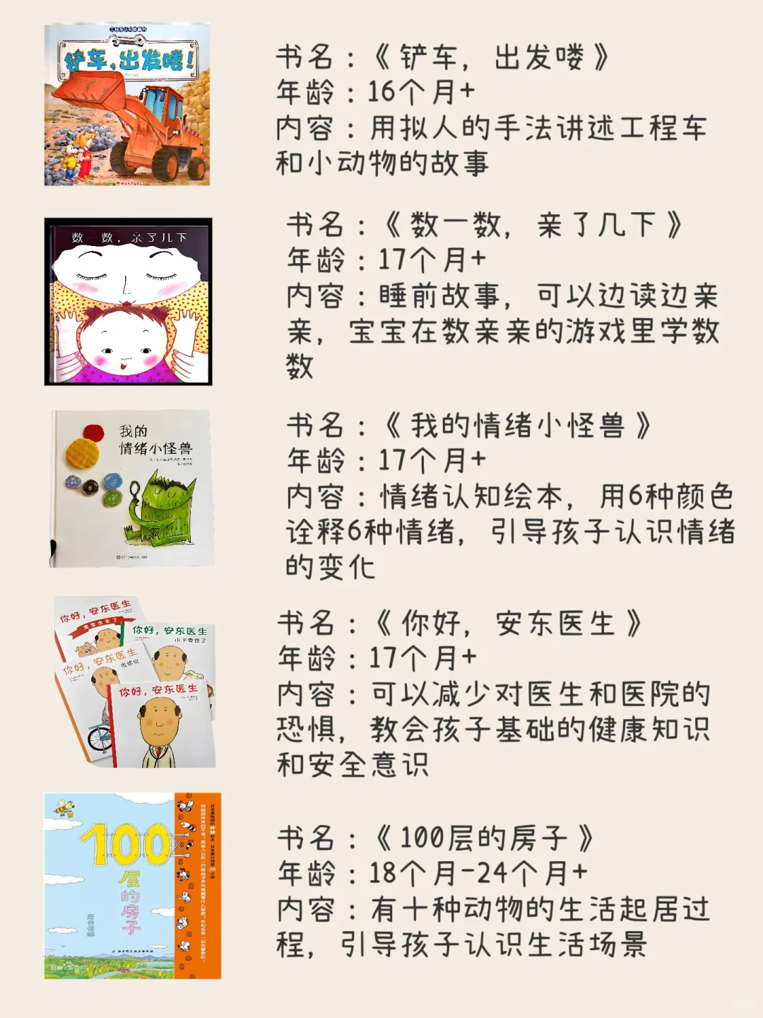 🔥1-2岁宝宝绘本必读书单｜翻烂级经典‼️
