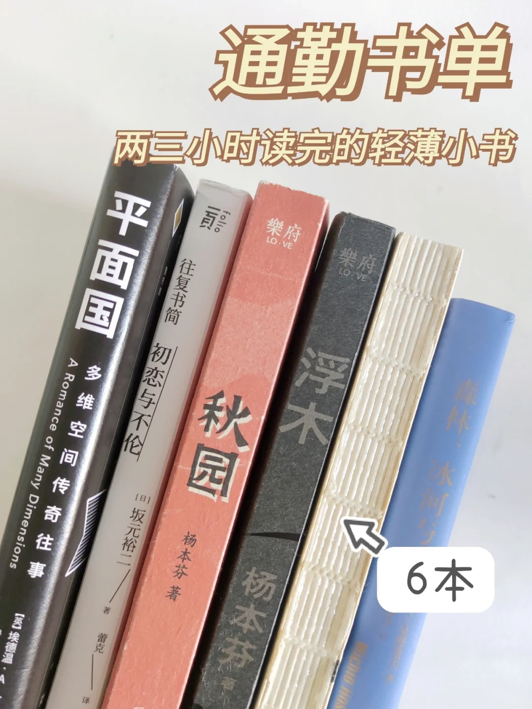 两三小时就能读完的高分轻薄小书 |通勤书单