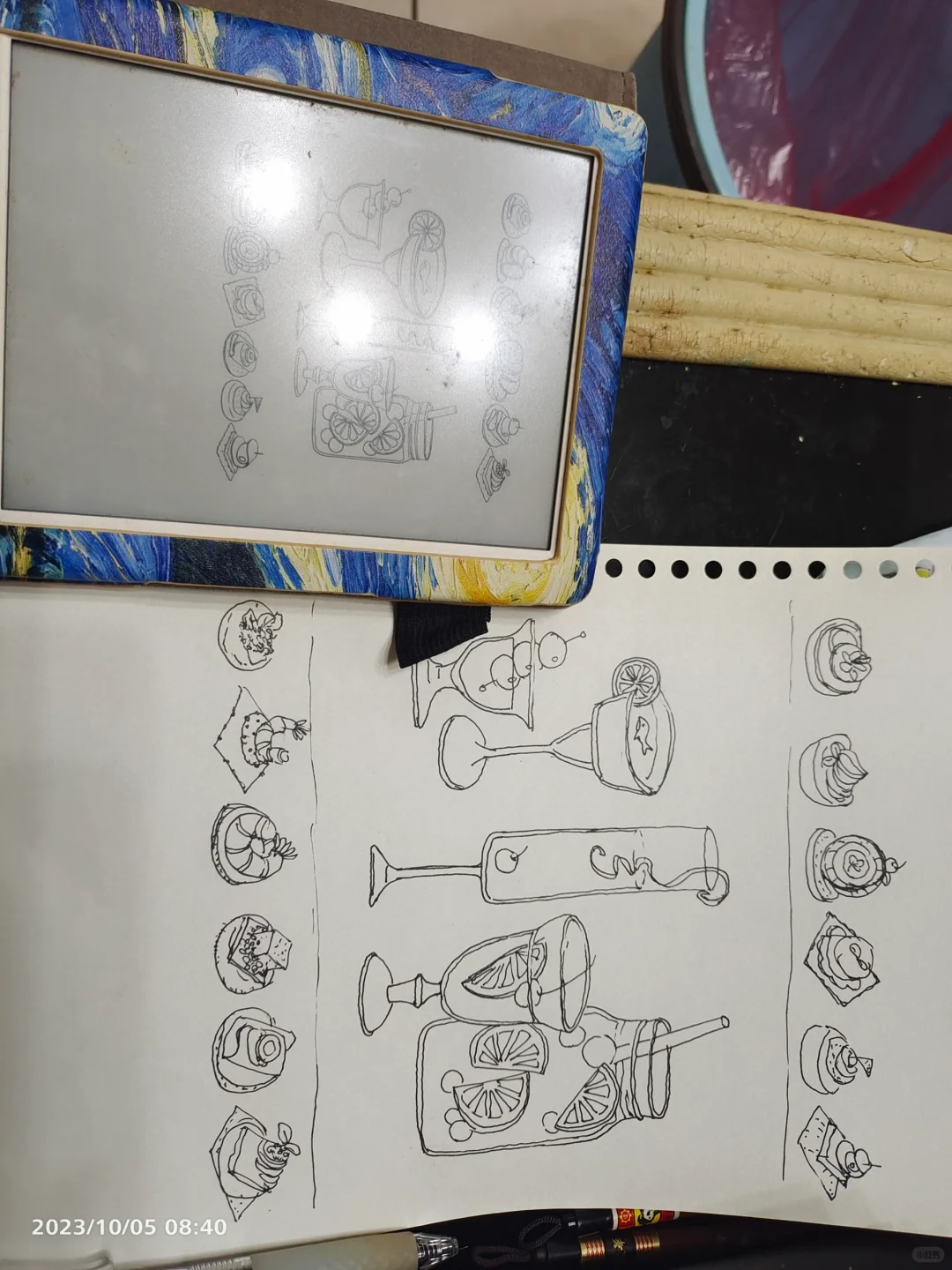 kindle看jpg图片，画画的线稿方法