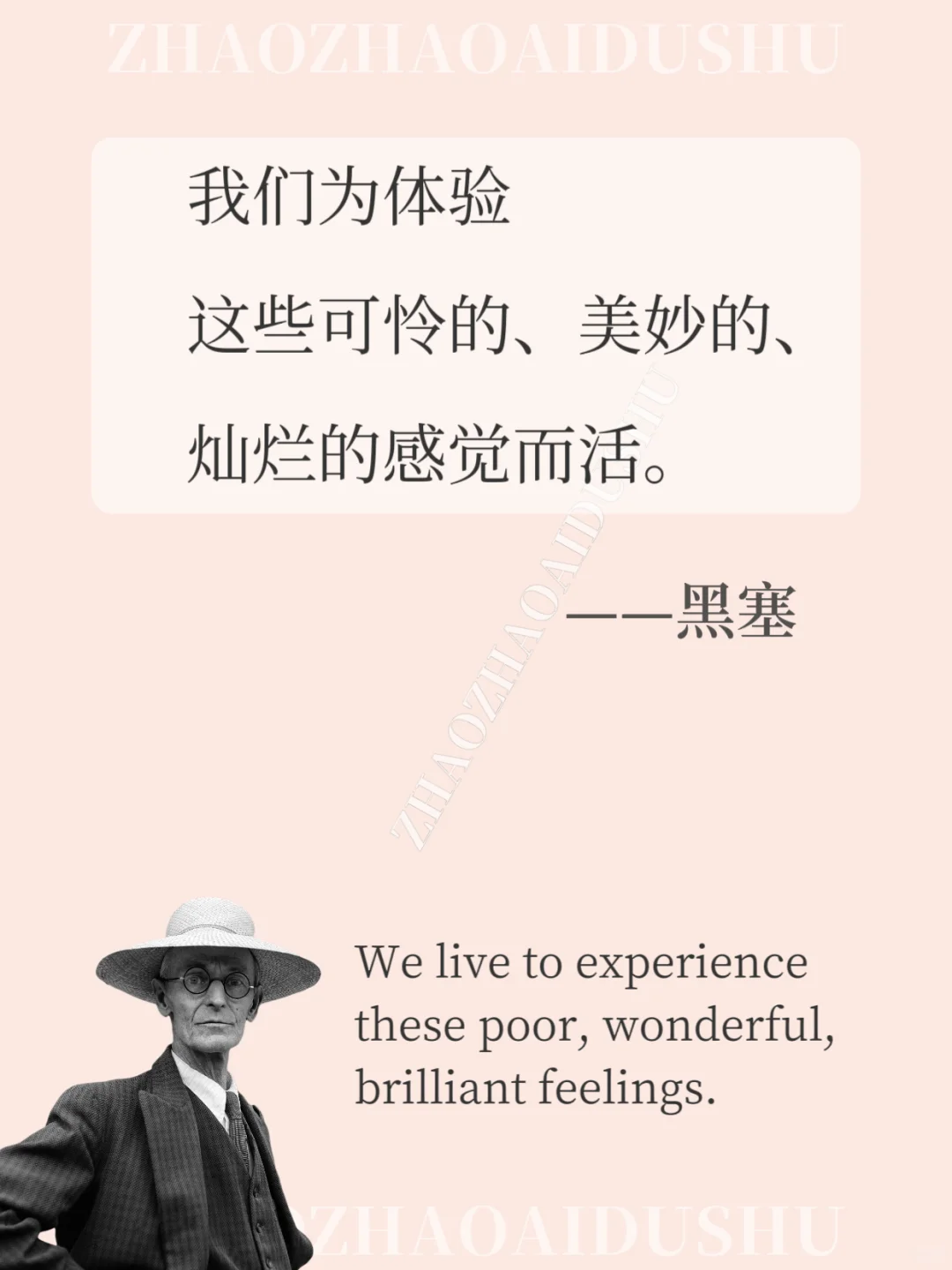 黑塞笔下一眼封神的哲思语录