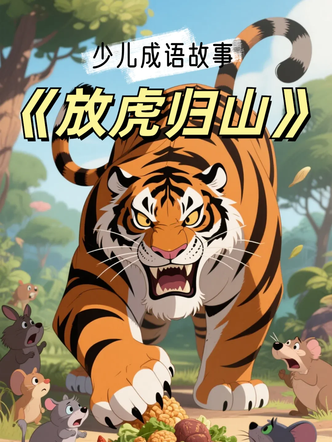 少儿成语故事19《放虎归山》