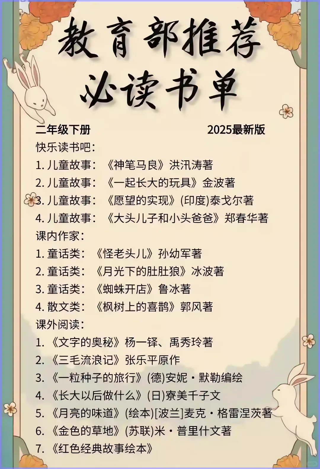 教育部推荐必读书单，暑假你家娃读了吗？