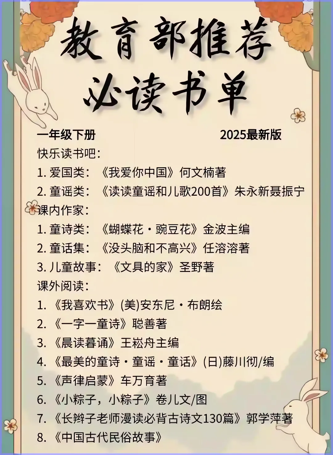 教育部推荐必读书单，暑假你家娃读了吗？