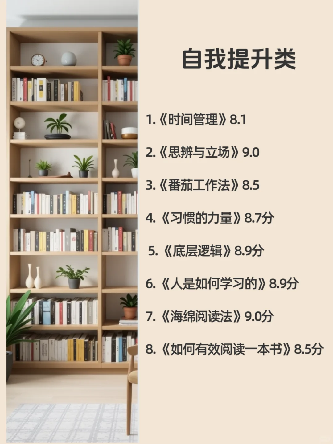 脑子会变快7类书单，45岁前必读‍🔥‍