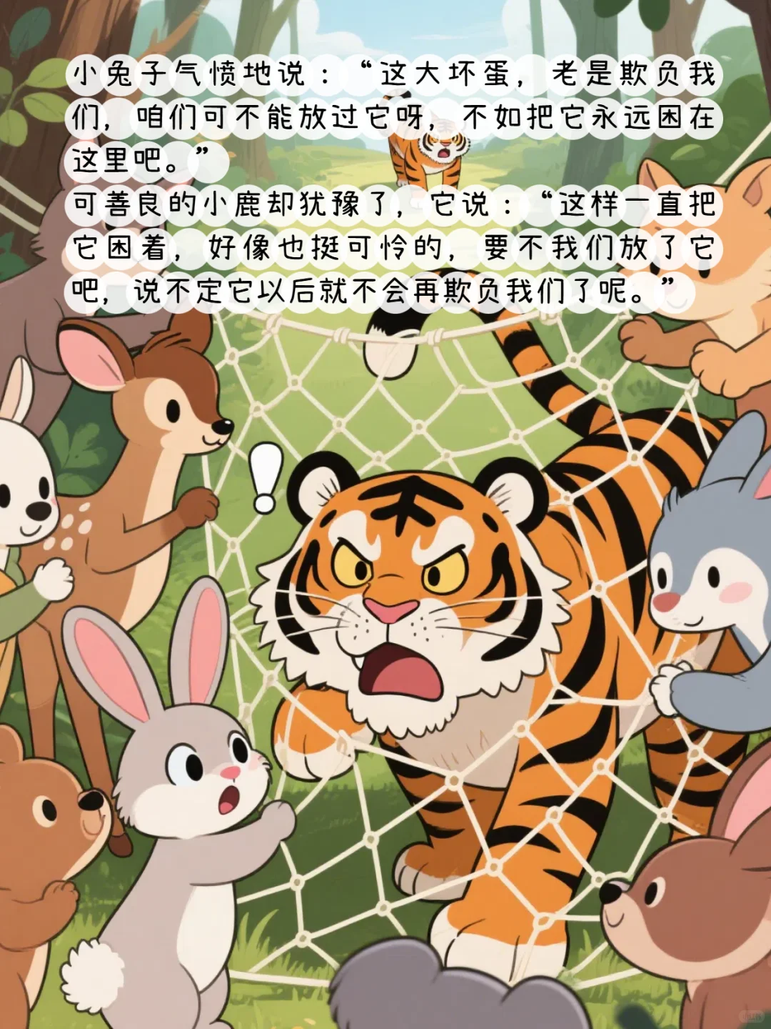 少儿成语故事19《放虎归山》