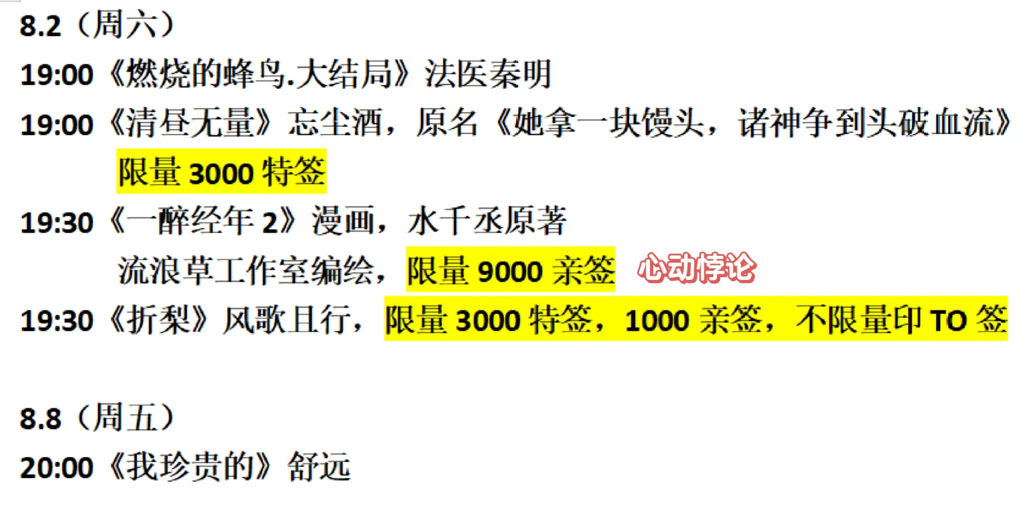 7月第4周新书预售汇总