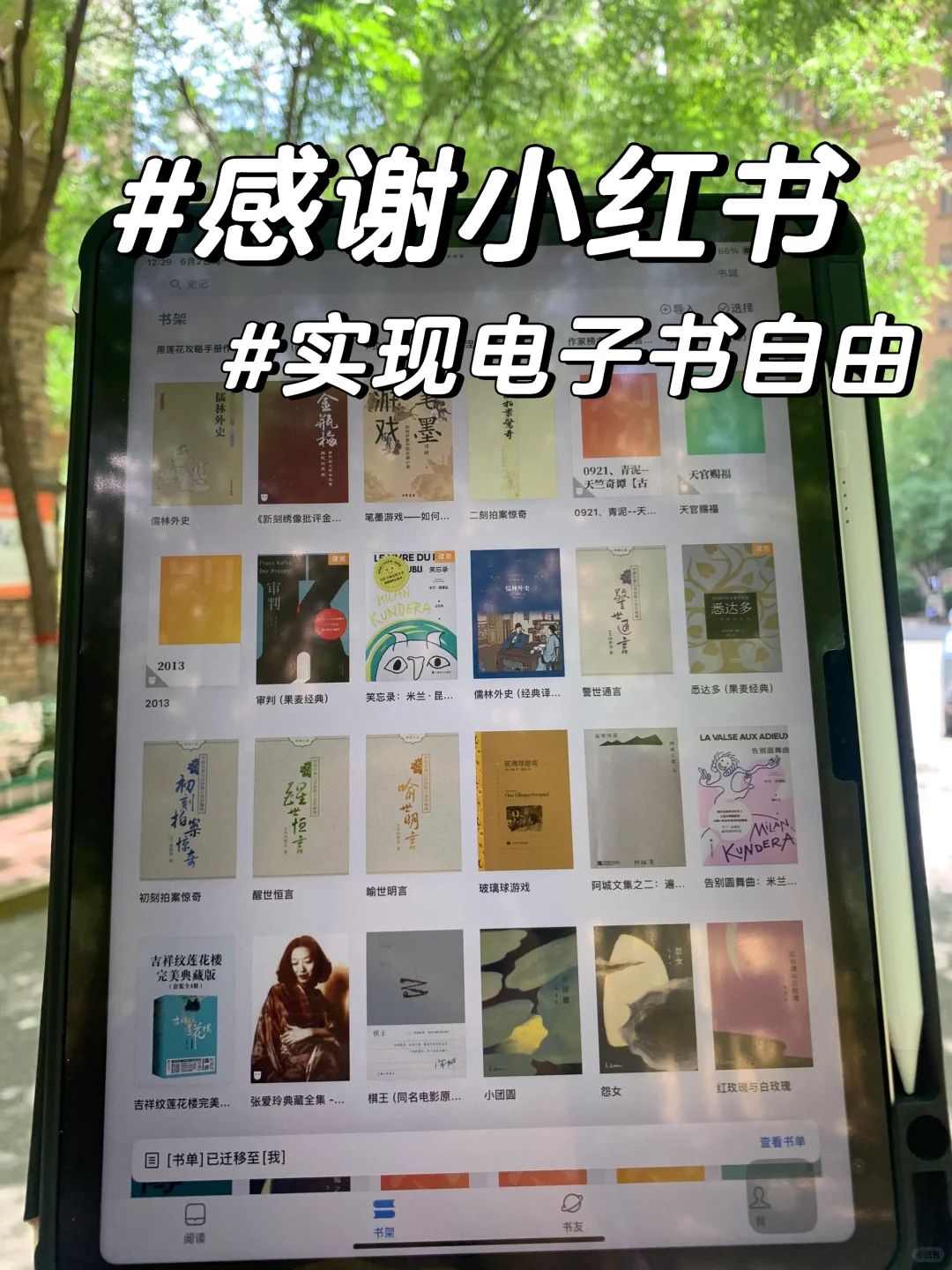 我发现电子书自由的人都