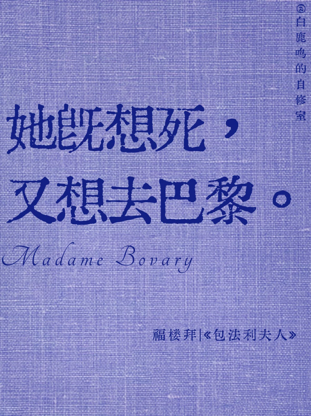 人人都是包法利夫人