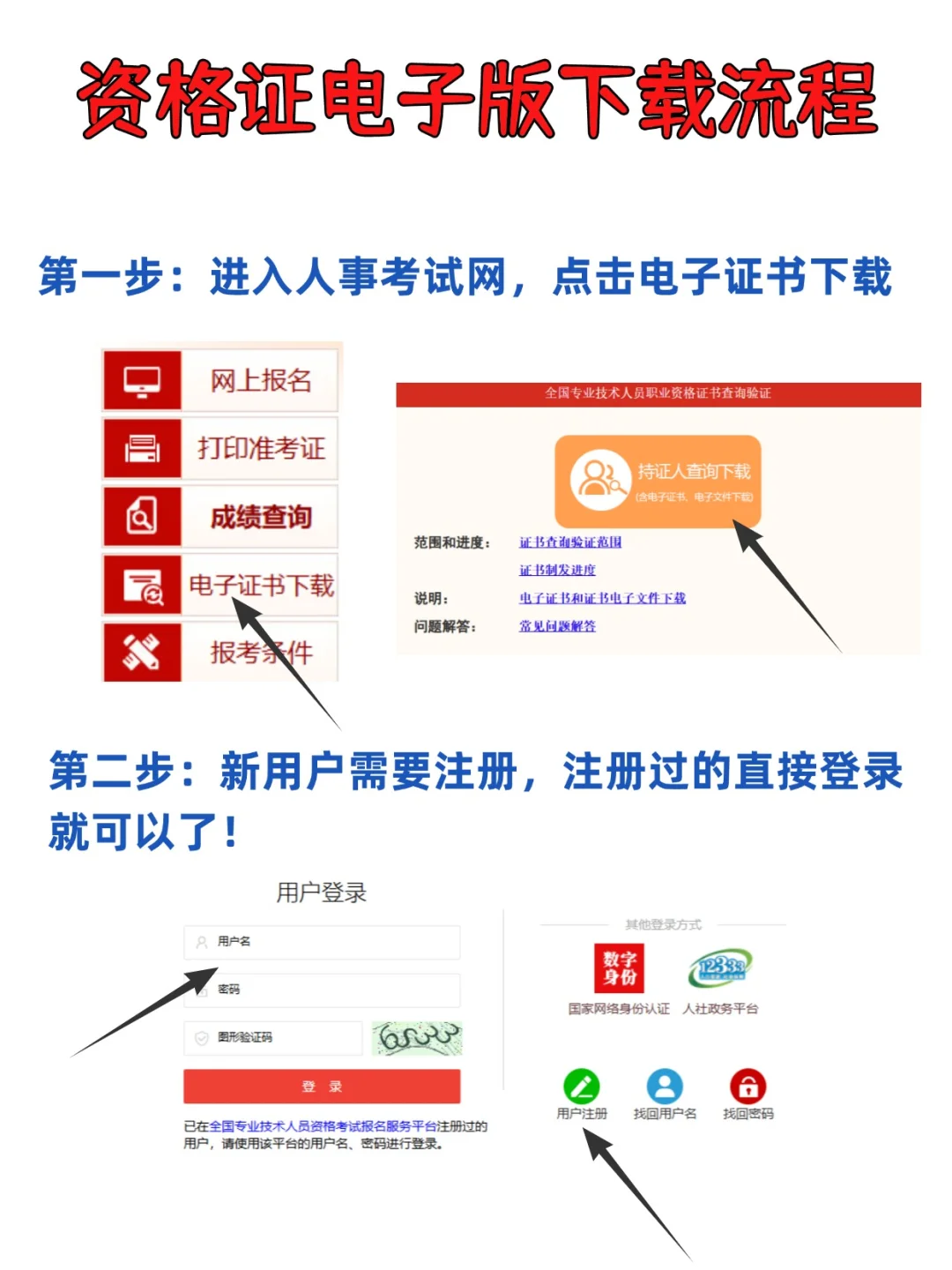 护士资格证下载流程来啦！