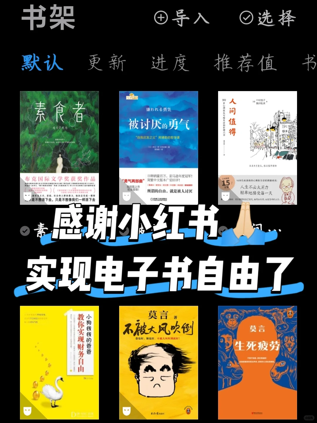卧槽，这样就电子书自由了😲
