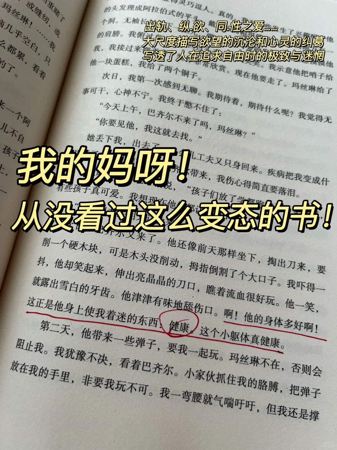 从禁书到诺贝尔文学奖，果然够变态‼️