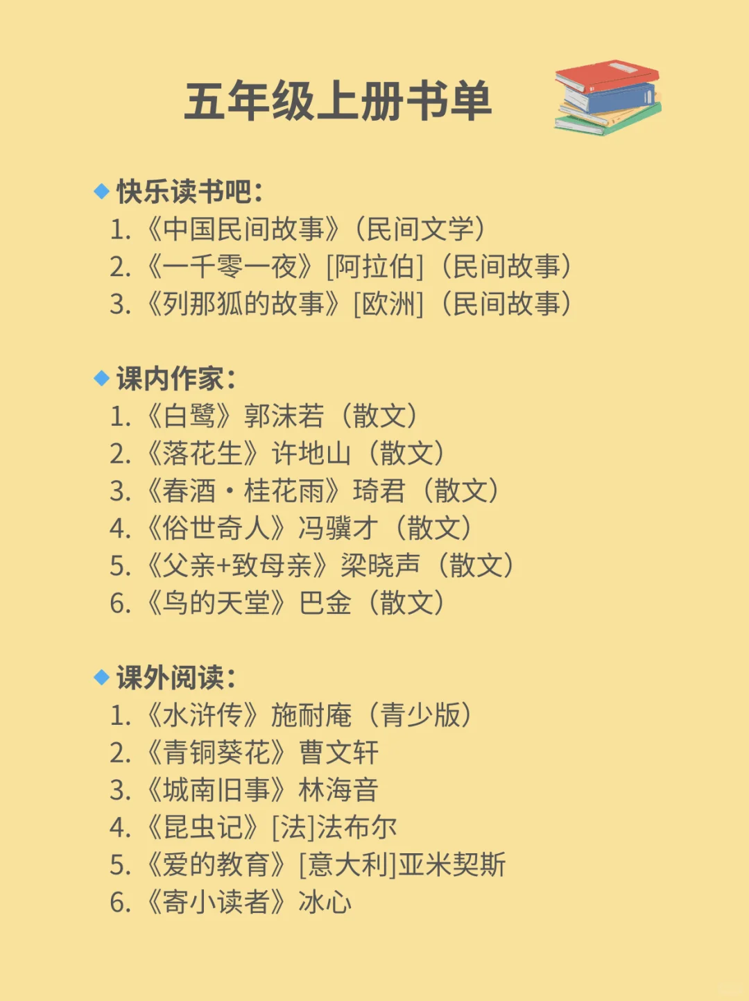 📚 2025年教育部推荐必读书单，收藏暑假读完