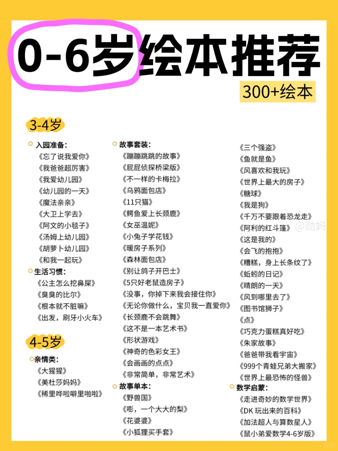 0-6岁绘本合集📖不踩雷，4岁宝宝超爱！
