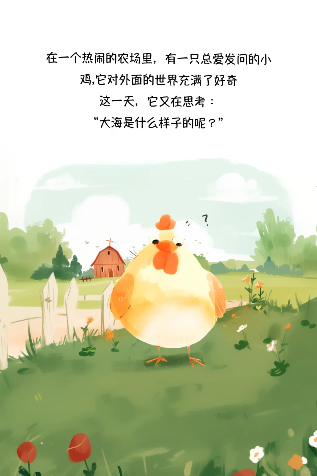 儿童绘本｜一只去看海的鸡