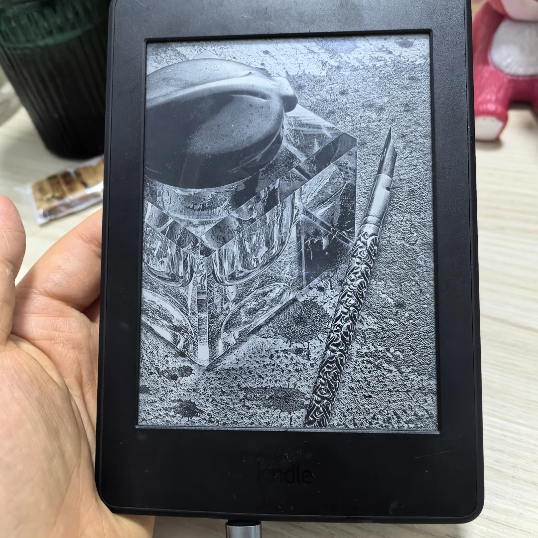 哈了一口气后，饿死的kindle它活了