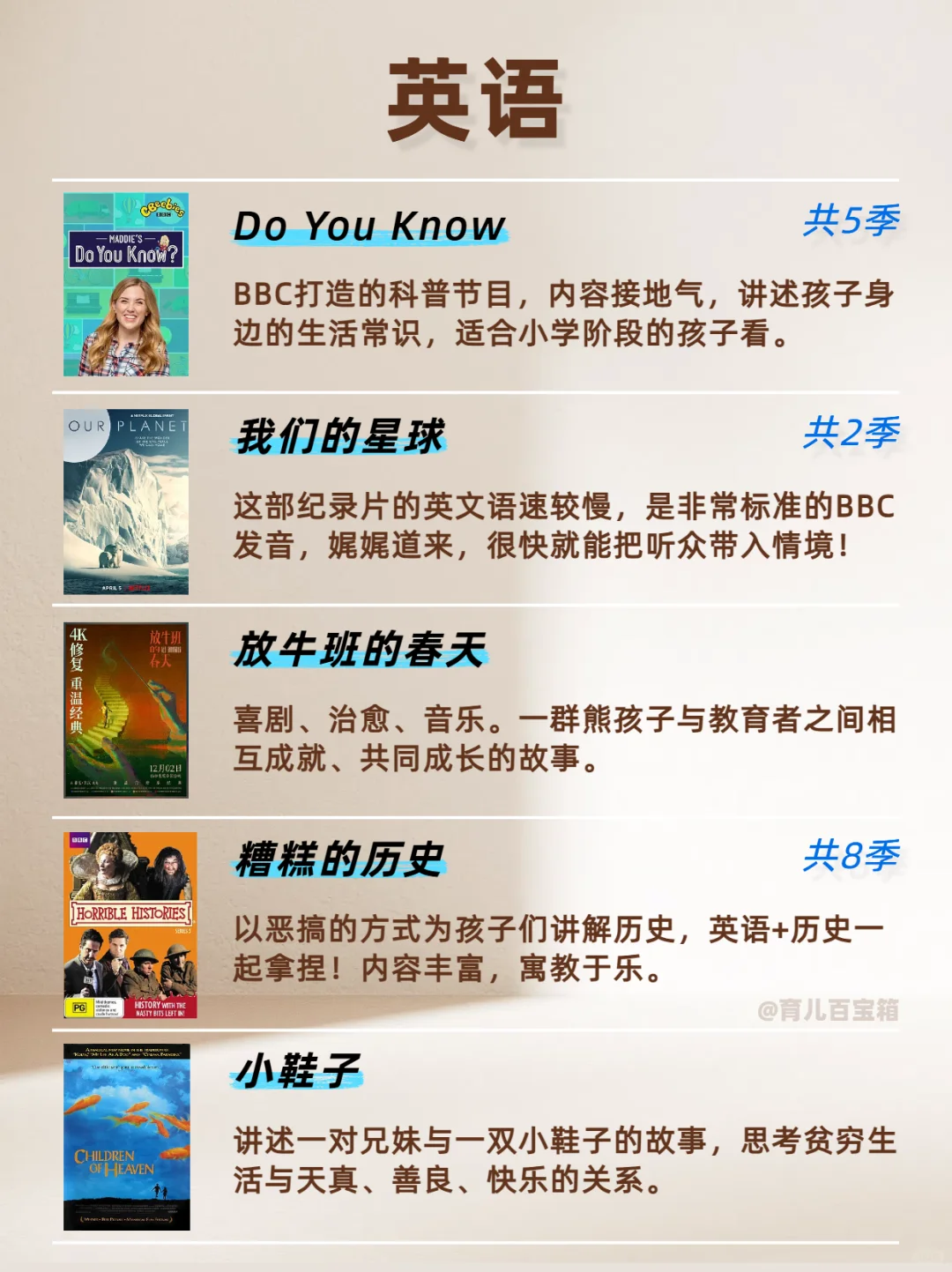 🔥央视力荐 | 30部小学生全科纪录片