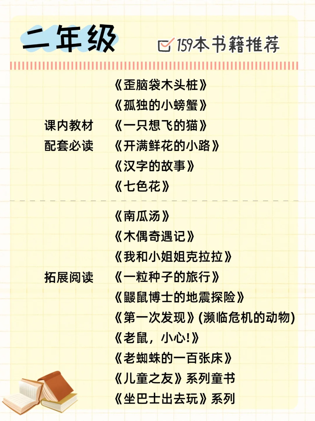 💯清华附小推荐书单❗海淀妈人手一份❗