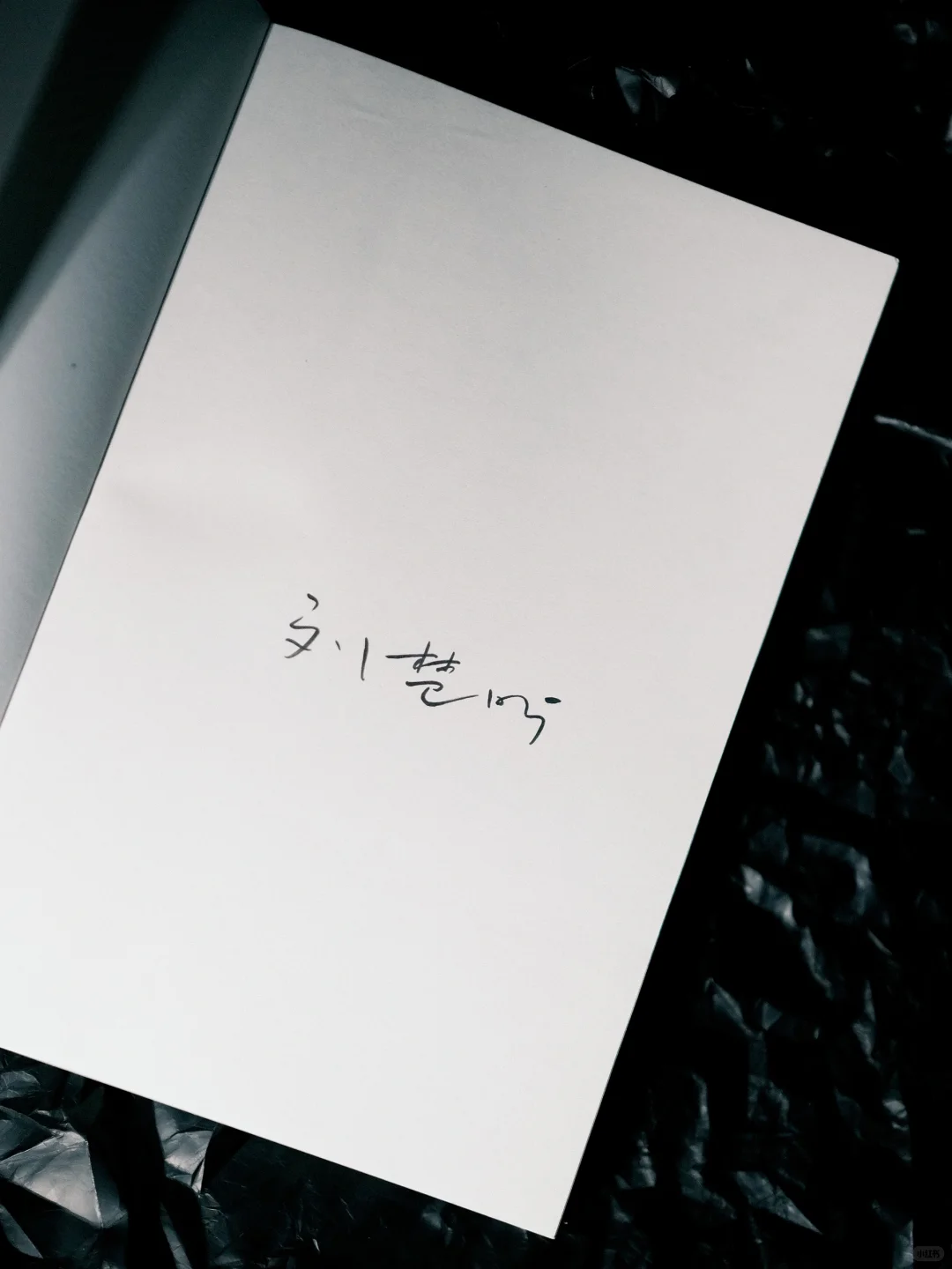 漓江文学奖获奖作品《泥潭》，刘楚昕亲签版。