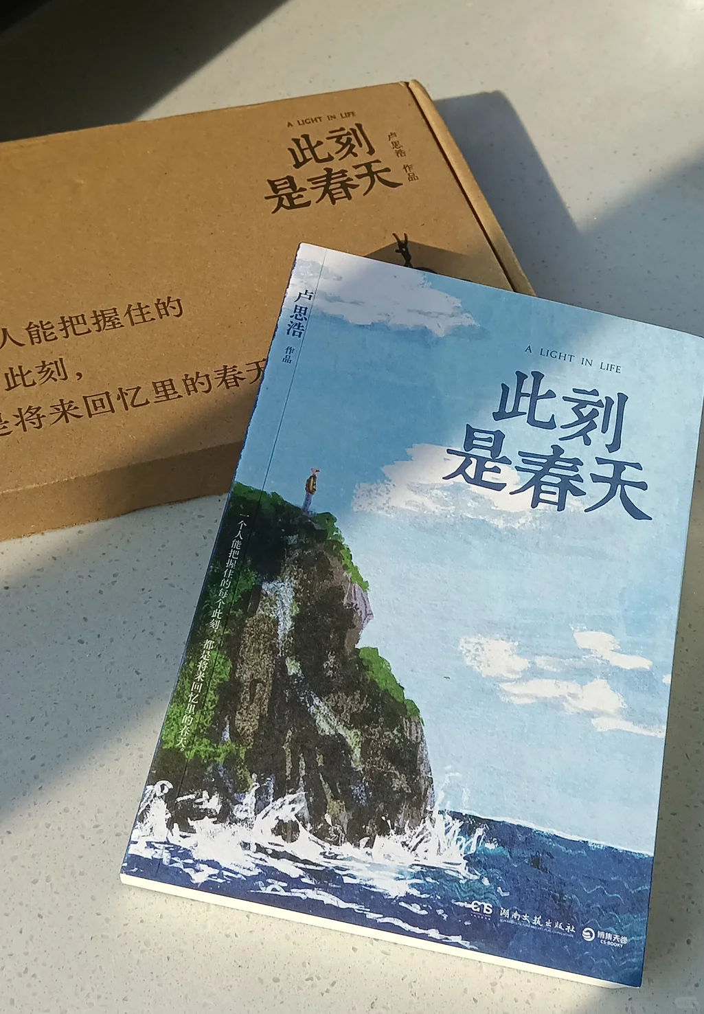 卢思浩新书《此刻是春天》收到啦!