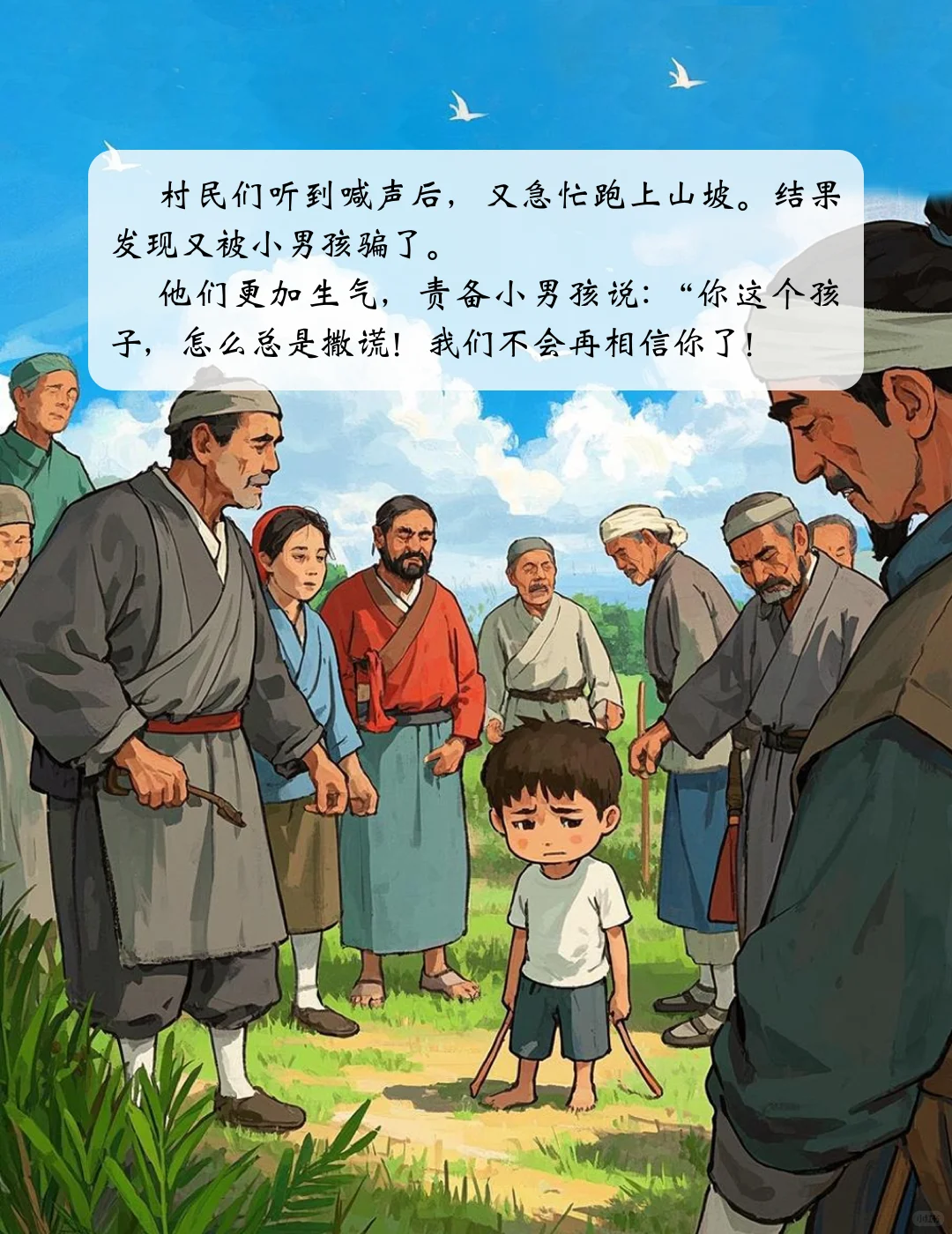 儿童故事绘本《狼来了》