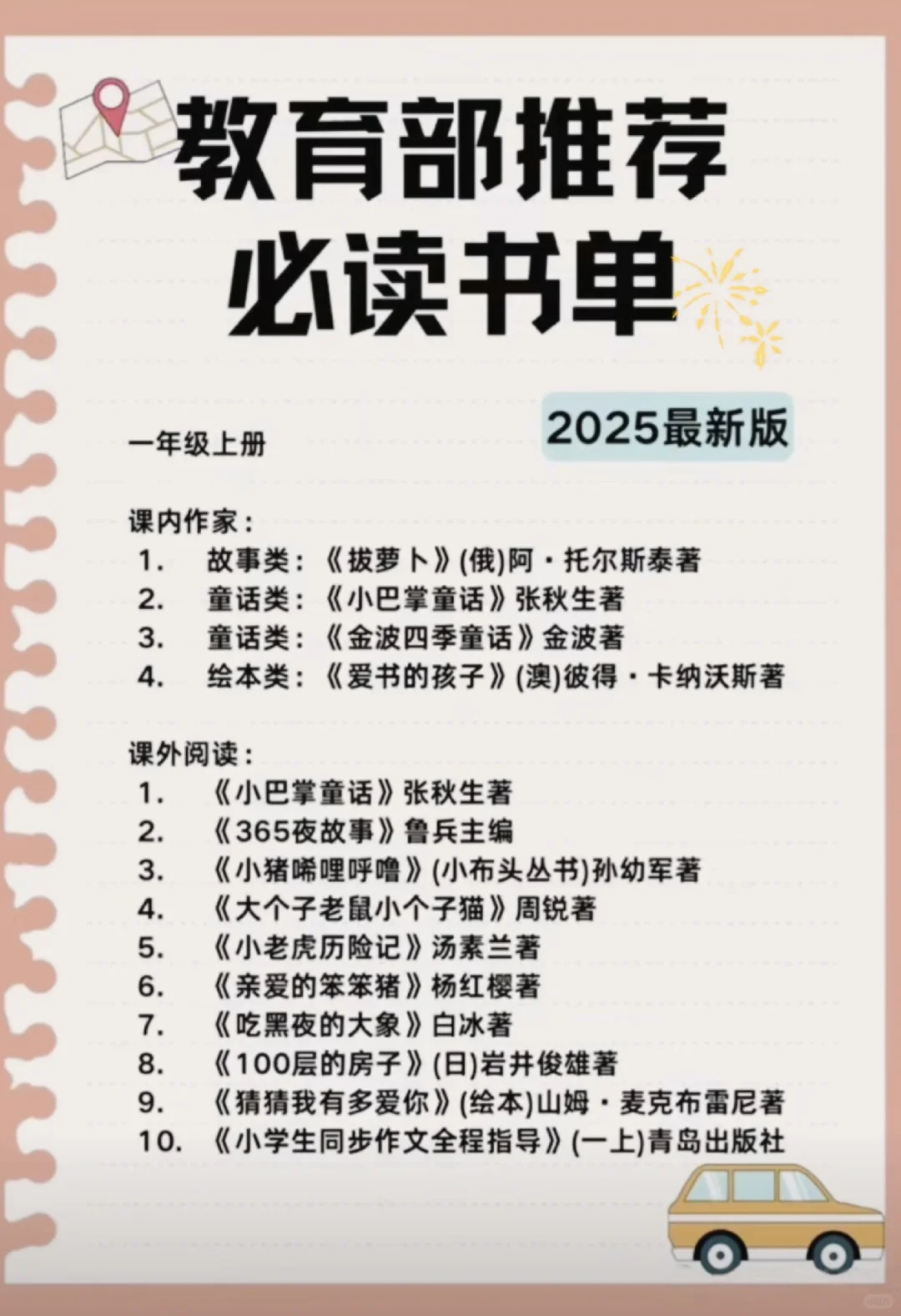 教育部权威推荐小学必读书单【2025版】