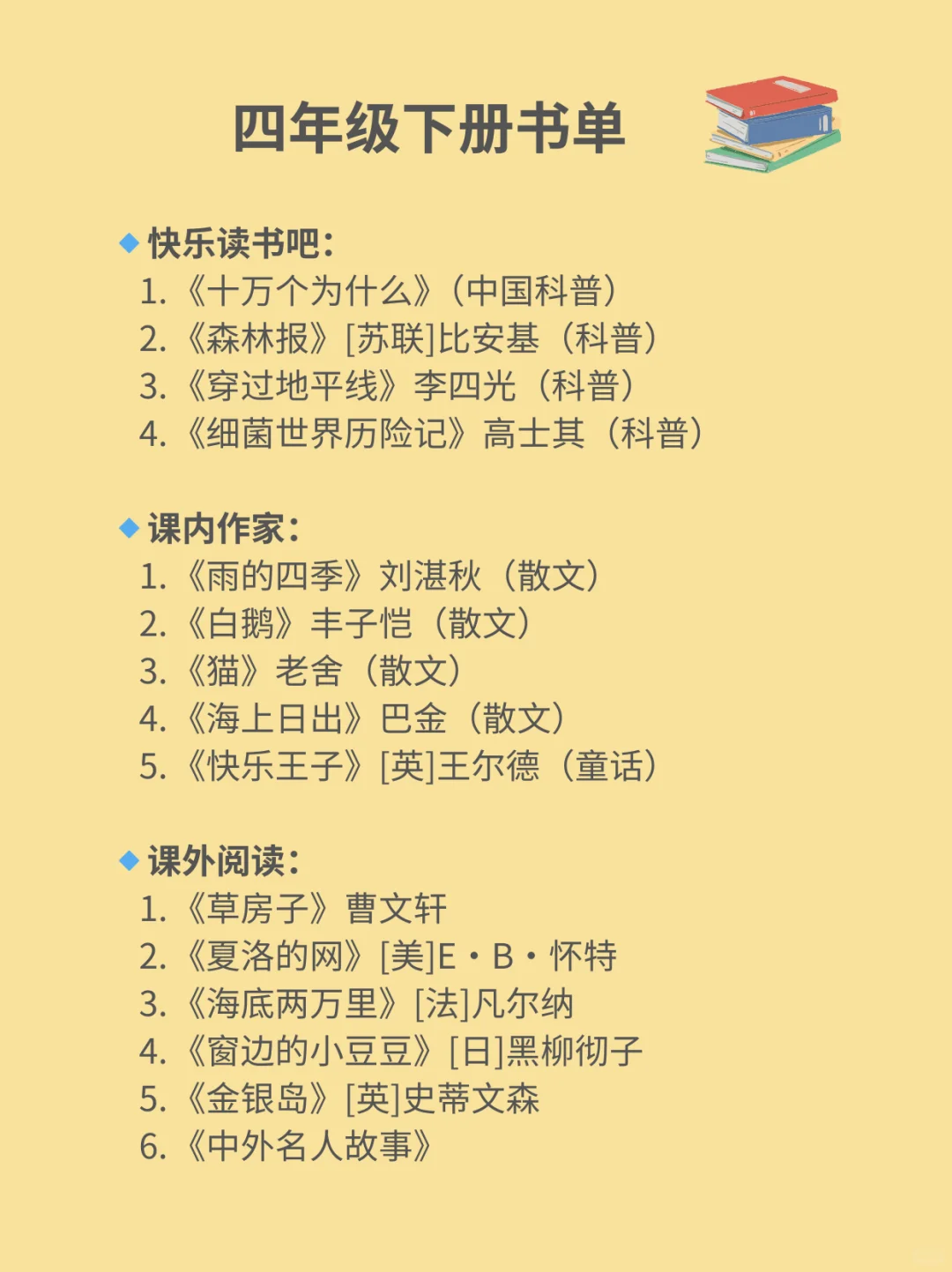📚 2025年教育部推荐必读书单，收藏暑假读完