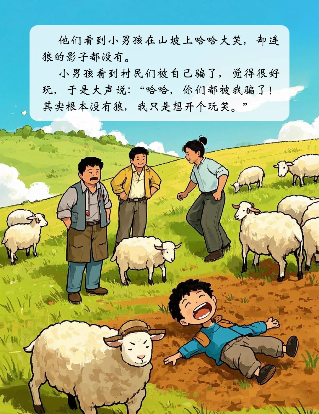 儿童故事绘本《狼来了》
