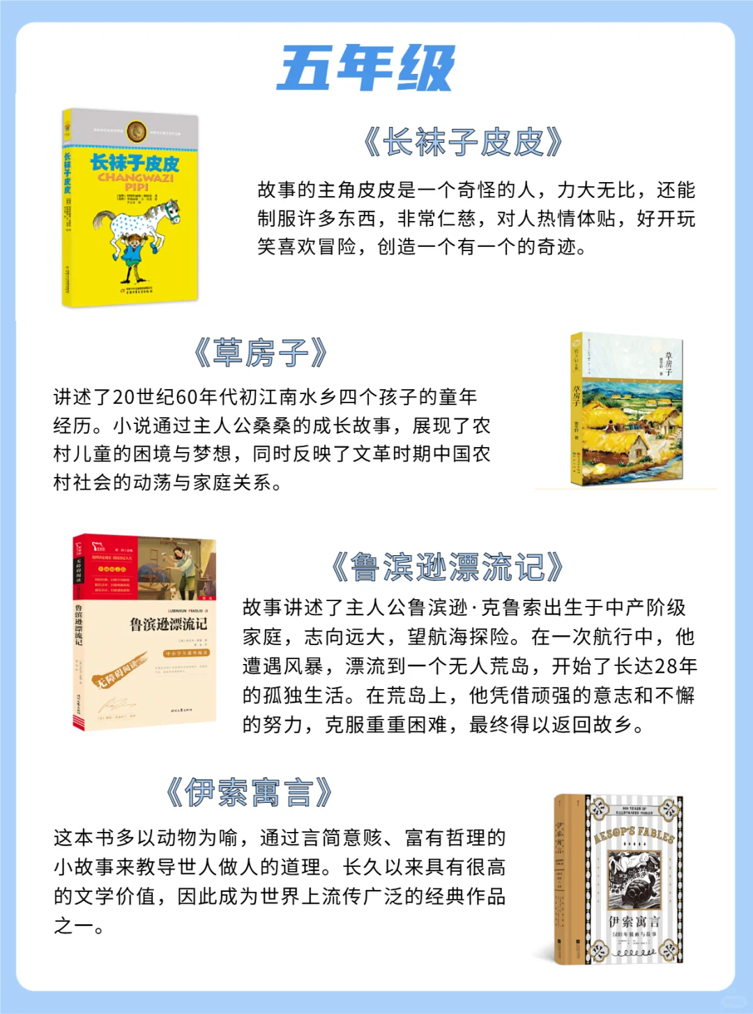 1-6年级必读经典书单集合整理👍