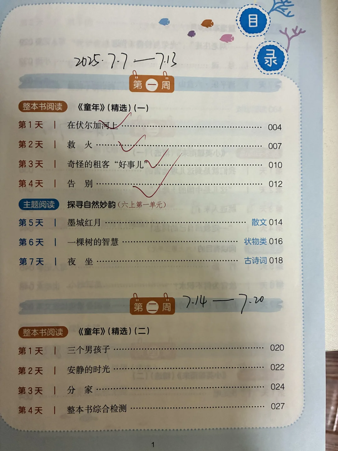 一本暑假阅读