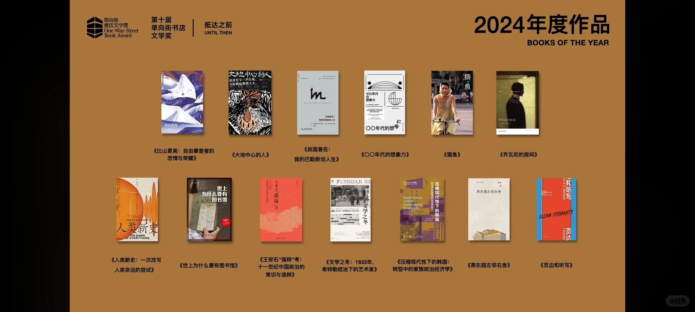 第十届单向街书店文学奖获奖作品