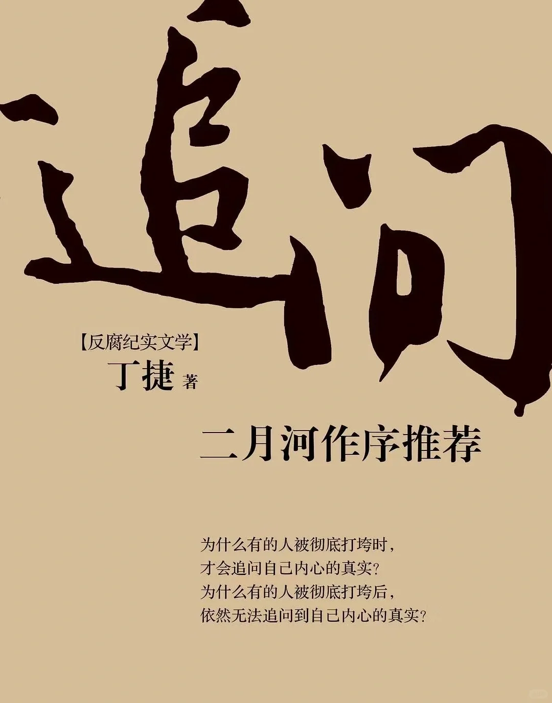 《追问》PDF免费分享，体会大老虎的内心世界