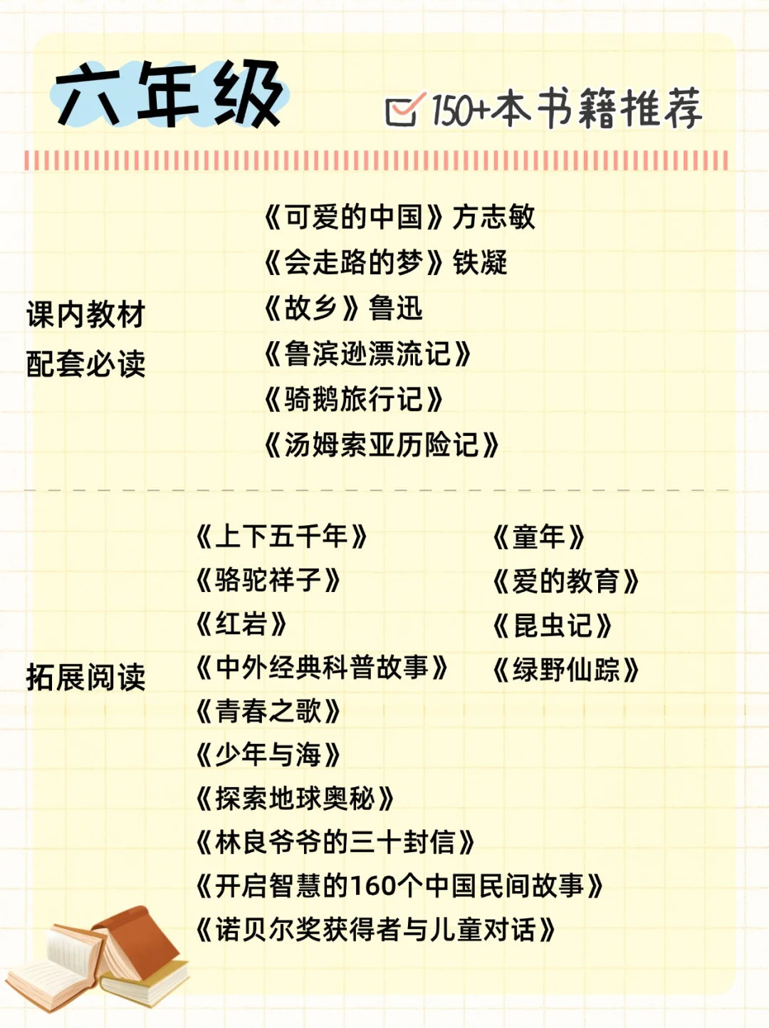 💯清华附小推荐书单❗海淀妈人手一份❗