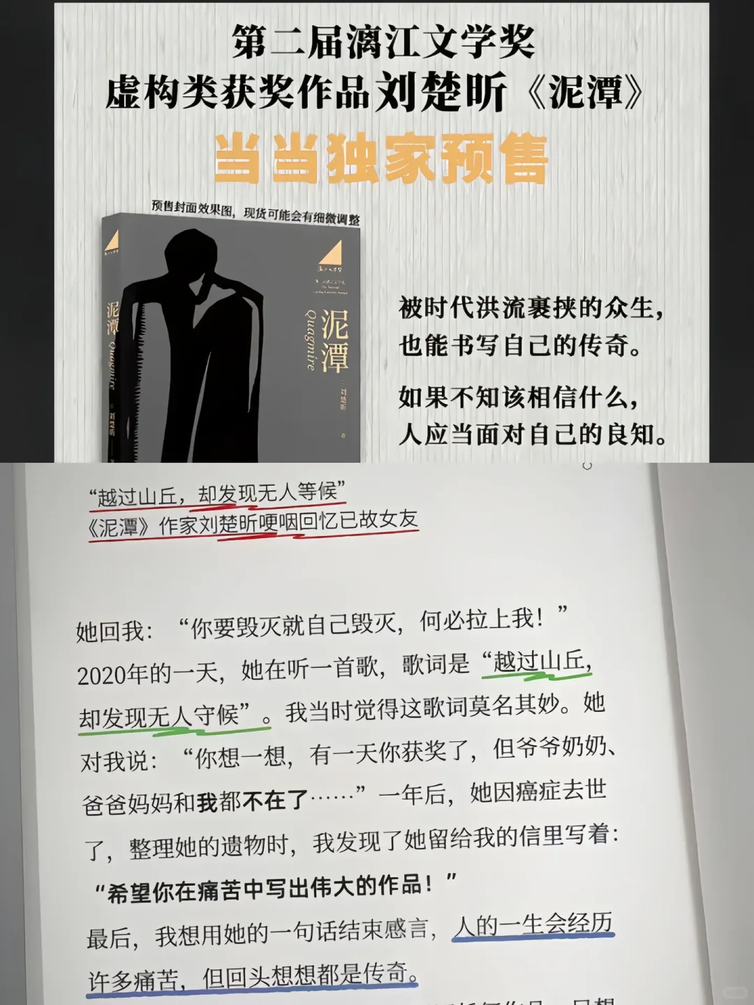 第二届漓江文学奖，虚构类获奖作品《泥潭》