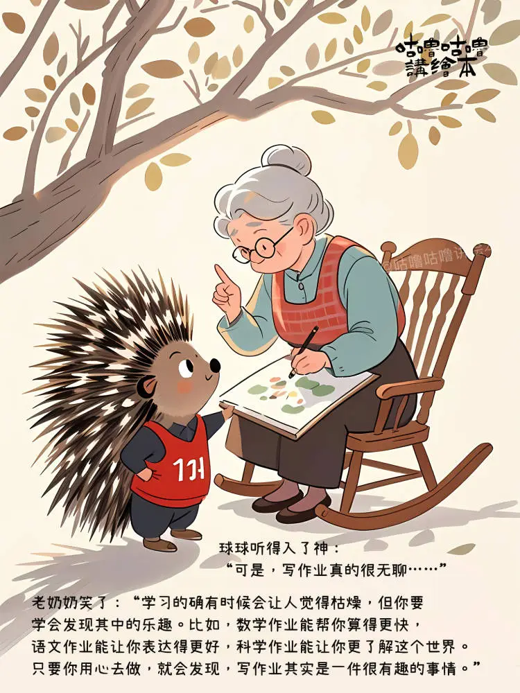 儿童绘本故事｜为什么总要写作业